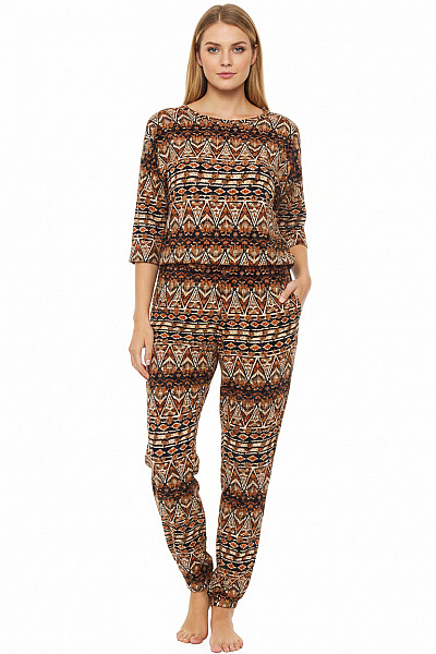 ONLY Dámské Volnočasové Kalhoty S Potiskem Boho Vel. 36