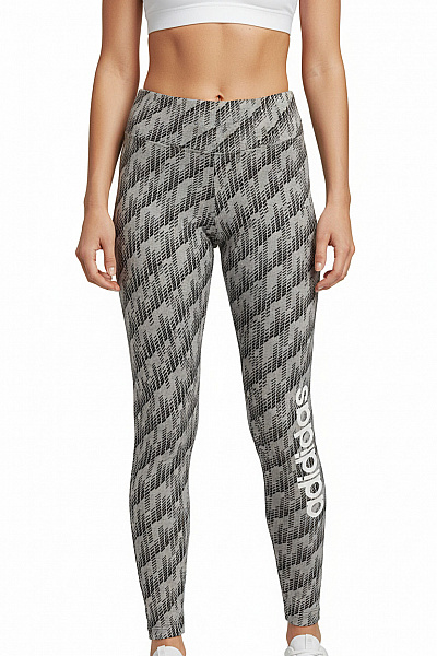 ADIDAS Dámské Legíny S Potiskem Adidas Velikost M
