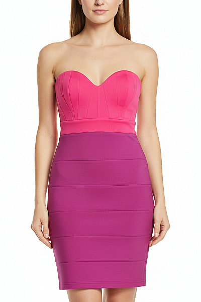 Lipsy Dámské šaty Bez Rukávů Růžové Koktejlové Mini Sexy Vel. 8
