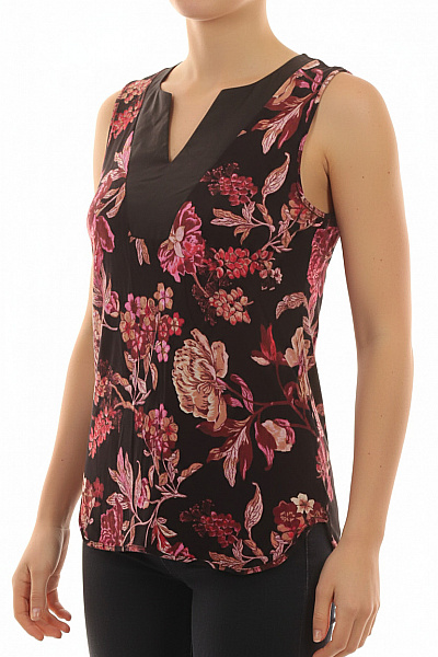 Next Dámská Halenka Bez Rukávů S Květinovým Potiskem A Výstřihem Do V Velikost 42