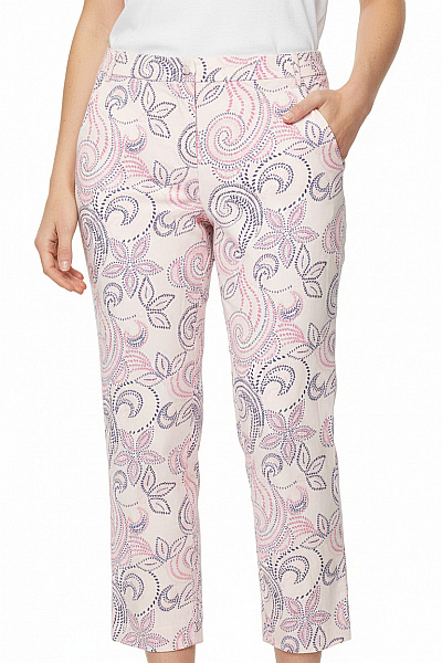River Woods Dámské Kalhoty S Potiskem Volnočasové Růžové Vel. 44