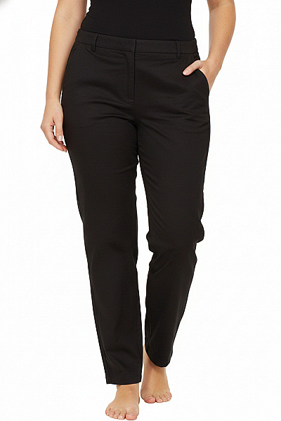 Moss Copenhagen Dámské černé Volnočasové Elegantní Dlouhé Kalhoty Vel. M