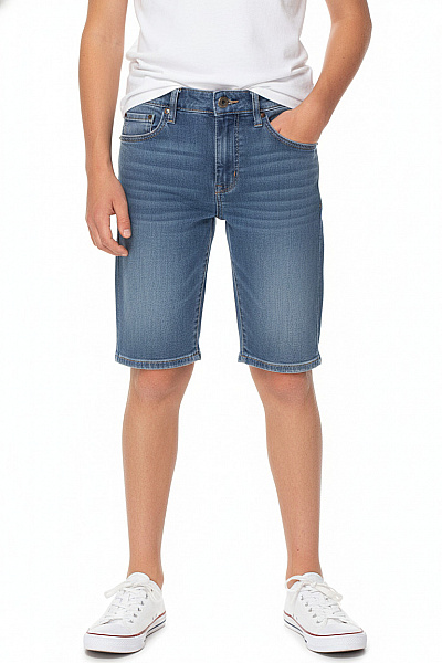 Wrangler Dětské Chlapecké Kraťasy Modré Denim
