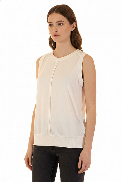 Calvin Klein Dámská Halenka Bez Rukávů Bílá Vel. XS