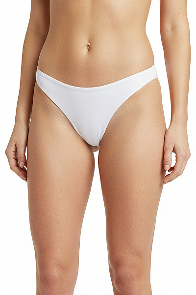 Mermaid Swimwear Bílé Dámské Plavkové Kalhotky Tanga Vel. L