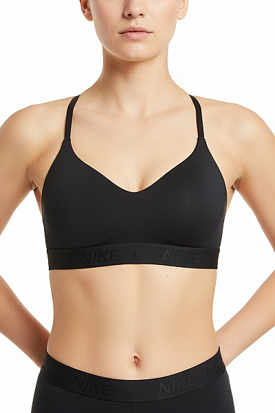 Nike Dámská černá Sportovní Podprsenka Na Cvičení Hladká Velikost S