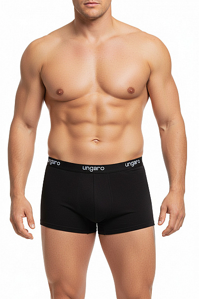 Ungaro Pánské Boxerky černé Bavlněné Vel. Xxl