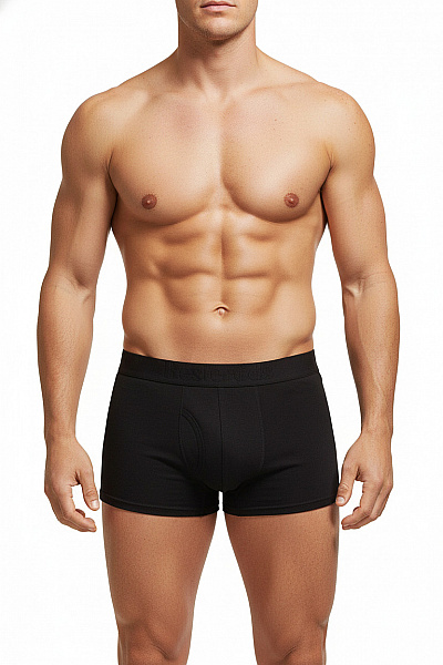 Resterods Pánské Boxerky černé Viskózové Vel. EU Xl
