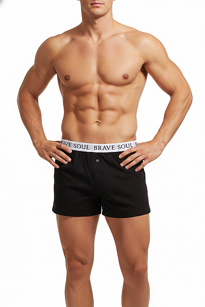 BRAVE SOUL Pánské Boxerky černé Vel. EU L