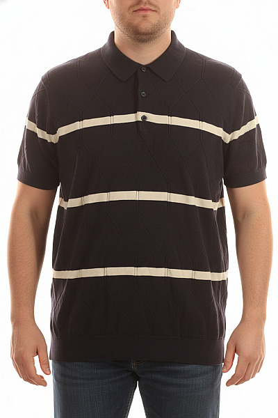 Ben Sherman Pánské Polo Tričko S Krátkým Rukávem A Proužky Vel. 2xl
