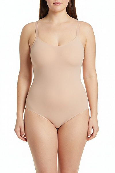 Calvin Klein Dámské Body Béžové Polyamidové Velikost XL