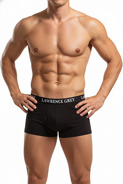 LAWRENCE GREY Pánské Bavlněné Boxerky černé Vel. L