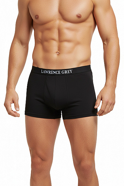 LAWRENCE GREY Pánské Boxerky Bavlněné černé Velikost L
