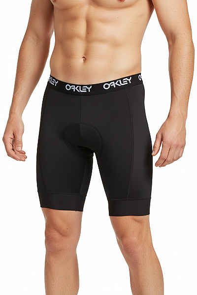 OAKLEY Pánské Cyklistické Kraťasy černé Strečové Funkční Velikost S