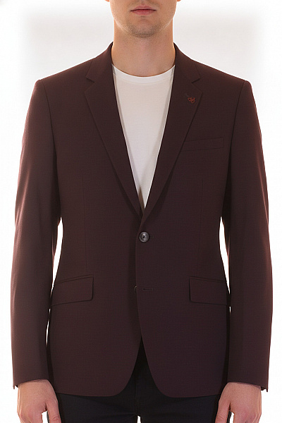 ROY ROBSON Vlněné Sako Elegantní Business Moderní Vypasované Dvouřadé Velikost 24