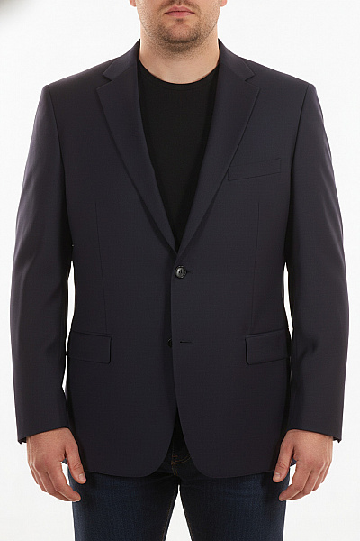 Strellson Pánské Sako Elegantní Modré Jednořadé Business Vel. 56