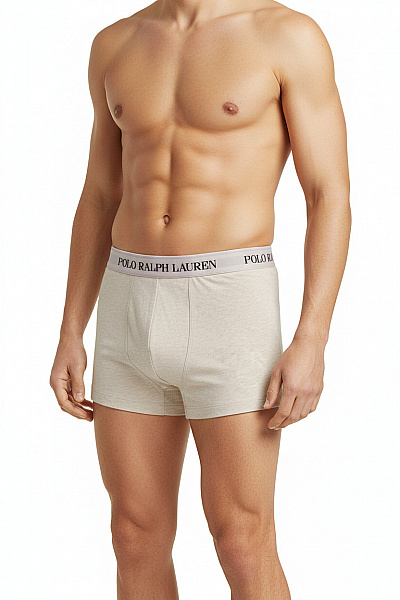 Ralph Lauren Pánské Bavlněné Boxerky šedé Vel. L