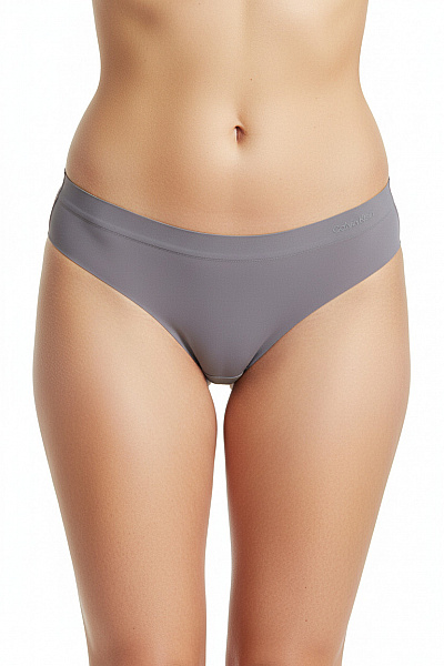 Calvin Klein Dámské Kalhotky Bezešvé šedé Vel. XL