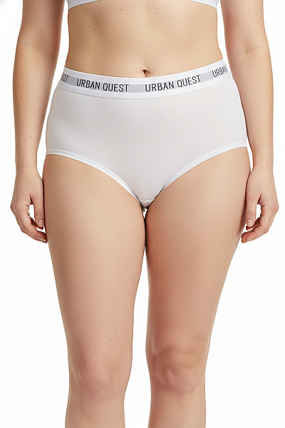URBAN QUEST Dámské Kalhotky Bílé Viskózové