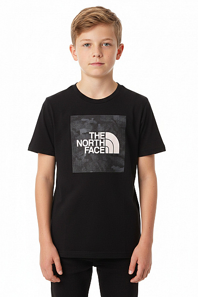 THE NORTH FACE Dětské Tričko černé Bavlna