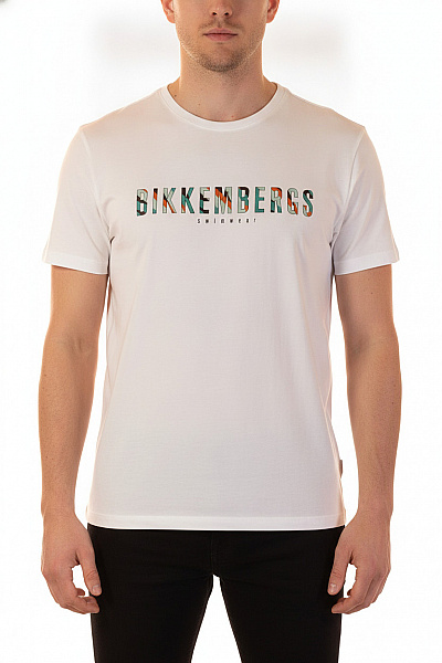 BIKKEMBERGS Bikkembergs Tričko S Krátkým Rukávem A Potiskem Vel. XL