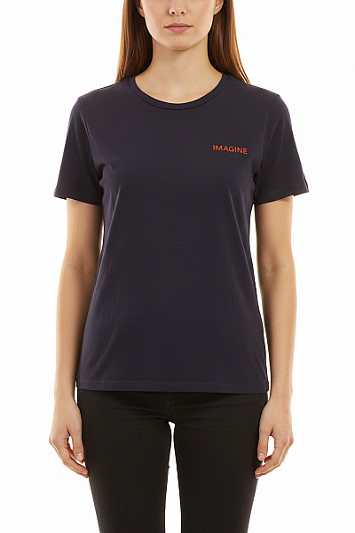 VERO MODA Dámské Tričko S Krátkým Rukávem A Nápisem Basic Velikost M