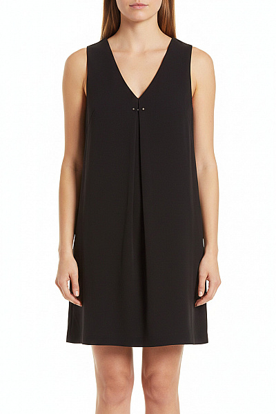 MANGO Černé šaty Bez Rukávů Volnočasové Elegantní Velikost M