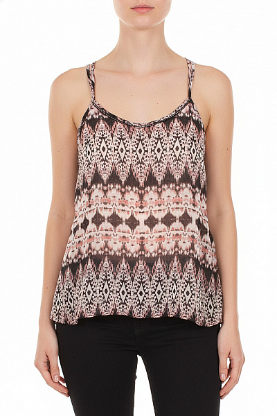 Kappahl Dámské Tílko S Potiskem Boho Letní Volné Vel. 34