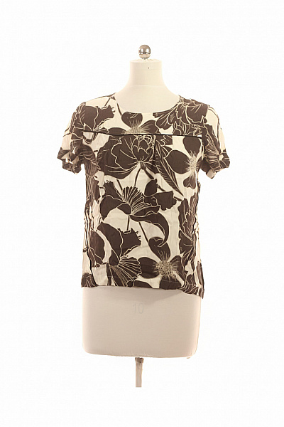 Next Dámská Halenka S Krátkým Rukávem A Květinovým Potiskem Vel. EU 42