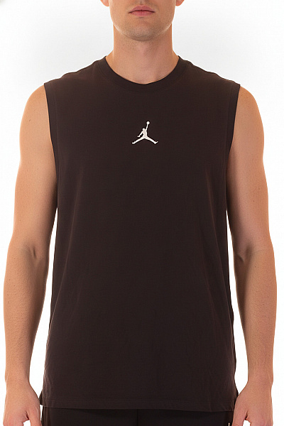 Nike Pánské Tílko černé Jednobarevné S Výšivkou Vel. L