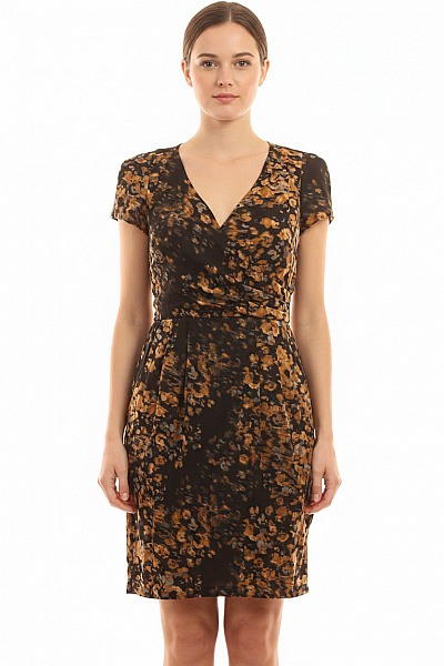 InWear Dámské šaty Květované Zavinovací Krátké Vel. 38