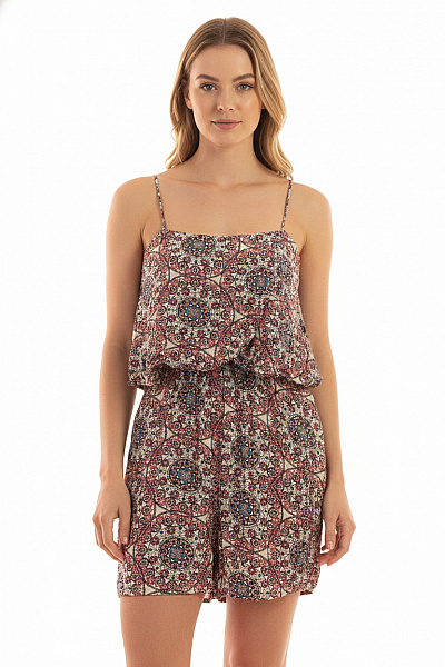 ONLY Dámské šaty Bez Rukávů S Potiskem Boho Letní Na Ramínka Vel. 40