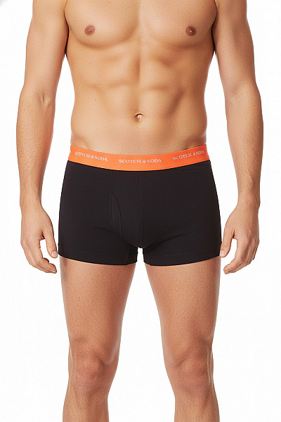 Scotch & Soda Pánské Bavlněné Boxerky černé