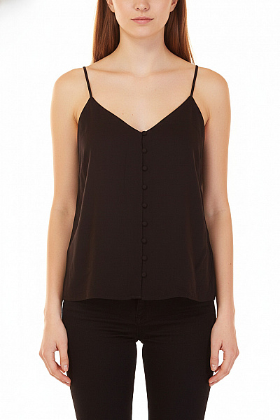 Gina Tricot Dámské Tílko S Výstřihem Do V A Propínáním Vel. 34