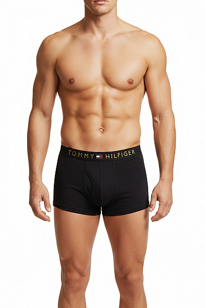 TOMMY HILFIGER Pánské Bavlněné Boxerky Tommy Hilfiger černé Velikost M