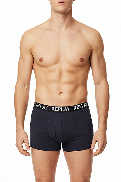 REPLAY Boxerky Pánské Bavlněné černé Vel. S