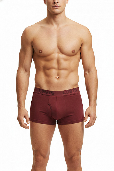 LEVIS Pánské Bavlněné Boxerky červené