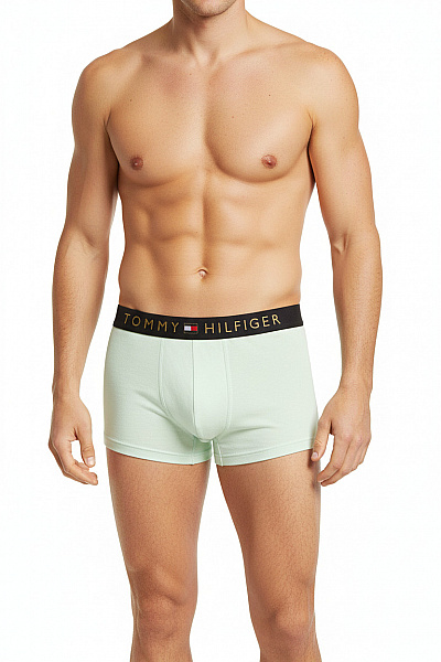 TOMMY HILFIGER Boxerky Bavlněné Zelené Velikost M