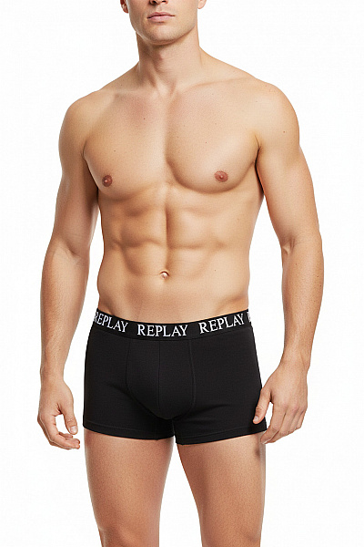 REPLAY Pánské Boxerky Bavlněné černé Velikost EU XL