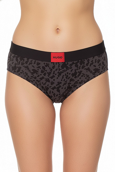 Hugo Boss Dámské Kalhotky šedé Leopardí Vel. EU M