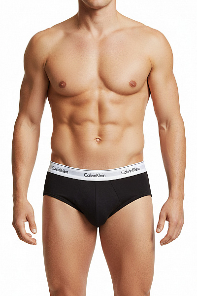 Calvin Klein Pánské Bavlněné Slipy Klasické černé Velikost EU L