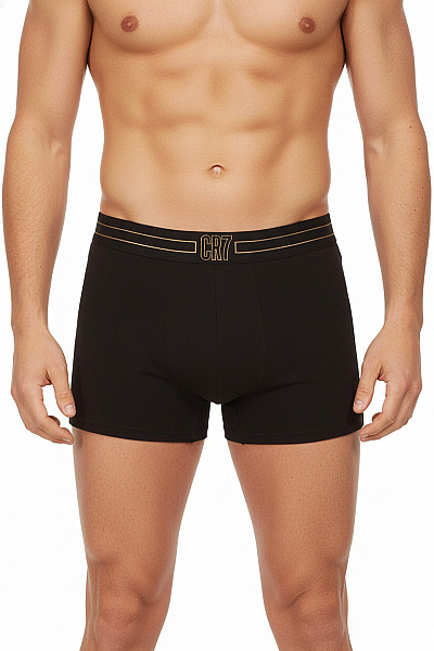 CR7 Pánské Boxerky CR7 černé Bavlněné Vel. XS