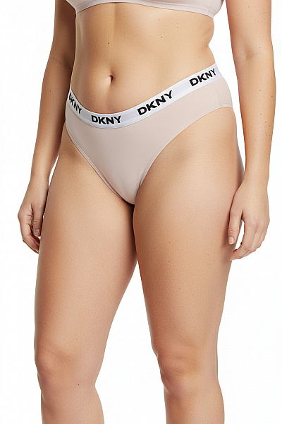 Donna Karan Dámské Kalhotky DKNY Růžové Nylonové Vel. EU 48