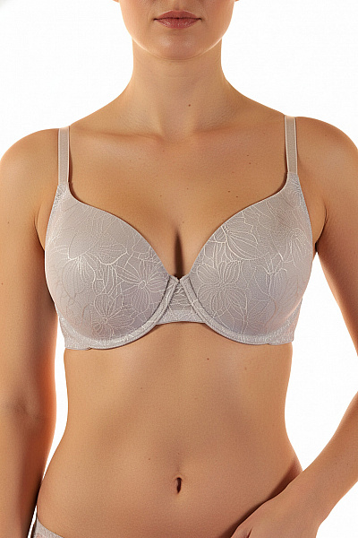 Ellen Tracy Dámská Podprsenka Push Up Hladká Krajková Vycpaná Velikost 38D