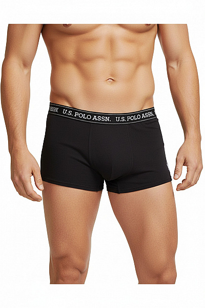 U.S.POLO ASSN. Boxerky Bavlněné černé Velikost M