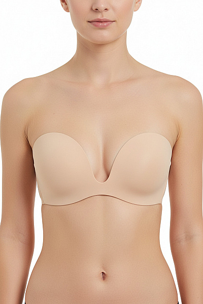 Magic Body Fashion Dámská Podprsenka Samolepicí Hladká S Hlubokým Výstřihem