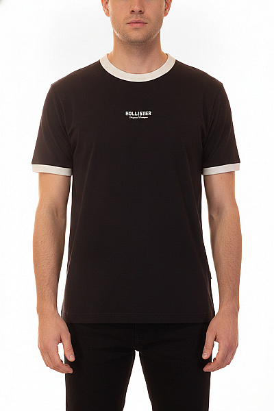 Hollister Pánské Tričko S Krátkým Rukávem A Nápisem Vel. M
