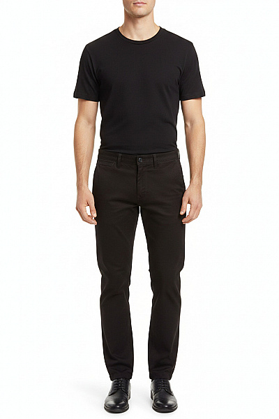 JACK & JONES Pánské Bavlněné Kalhoty Volnočasové Rovné Hnědé Velikost 31/32