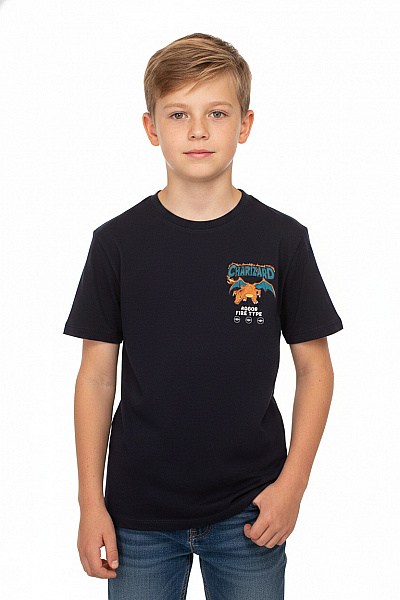 Name It Dětské Tričko Charizard černé Velikost 122/128