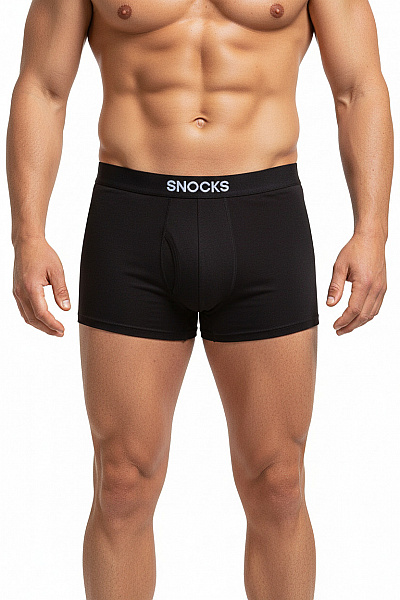Snocks Pánské Bavlněné Boxerky černé Vel. EU XL